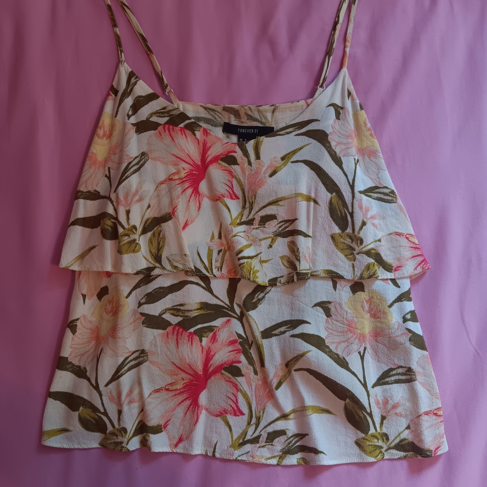 Floral Layered Women's Top